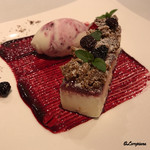 カーサ・デル・チーボ - ﾘｺｯﾀﾁｰｽﾞのﾑｰｽ ﾌﾞﾙｰﾍﾞﾘｰｿｰｽ ﾖｰｸﾞﾙﾄｿﾙﾍﾞ添え