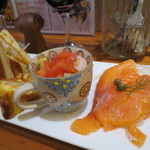 マンマペルテ - シュリンプカップ＆スモークサーモン＆オニオン(2018年9月)