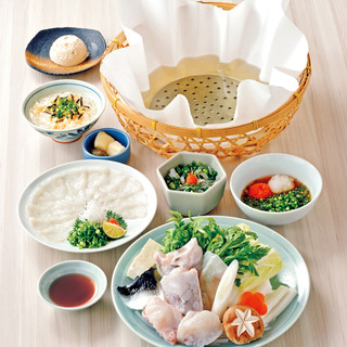玄 げん 全5品 4 000円 税抜 ふぐ料理の定番 てっさ ふぐ刺し てっちり ふぐ鍋 雑炊 を楽しめる 玄品 仙台一番町 旧店名 玄品ふぐ 仙台一番町の関 青葉通一番町 魚介料理 海鮮料理 食べログ