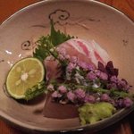 料理 ごう原 - 鰆と鯛のお造り