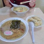 北珍 - チャーハンセット860円+360円（麺類変更）