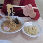 北珍 - チャーハンセット860円+360円（麺類変更）