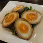 點水樓 - 茹で卵 2018年9月