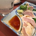 炭火焼とり 安喜 - 鶏たたき400円