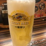 林家 - 生ビール