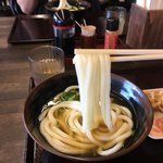 山よし - 麺は良さそう！
            だが出汁の塩分強すぎて舌がビリビリする