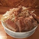 ユメヲカタレキョウト - ラーメン 肉増し 野菜マシマシ