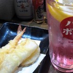 立呑み 魚椿 - 天ぷら盛り合わせ