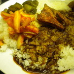 デリー - ルゥをかけてっと。