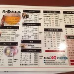 炭火焼とり 安喜 - メニュー