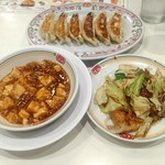 餃子の王将 - 餃子,キムチ炒飯,Ｓ麻婆豆腐,Ｓ回鍋肉