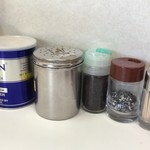 みんみんラーメン - 【再訪】卓上のいろいろ