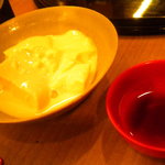 鳥つね自然洞 - 神泉の汲み豆腐