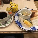 喫茶 きみや - モーニングAセット450円(税込)