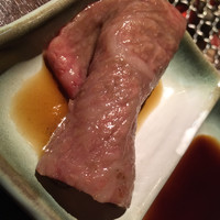 炭火焼肉 ふちおか - ･サーロイン焼き上がり