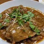 ハラールフードマルハバ - CHICKEN CHOLE、アップ。