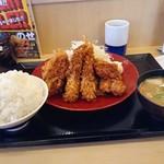 かつや - 全部のせカツ定食　ご飯大盛り　982円