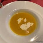 南欧料理　アンジュ - 宿儺南瓜のスープ(Op)