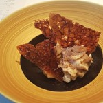 銀座 レストラン オザミ - 栗とサツマイモ ～ 落ち葉