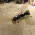 ステラート サパークラブ - 北海道産毛蟹　アボカド　燻製