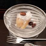 懐石 八泉 - 無花果のコンポートと黒豆