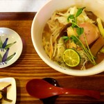 中華そば麦右衛門 - あさりバターたんめん（2018年9月29日限定麺）