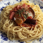 スパゲッティハウス　ファーレ四街道 - ナスとベーコン トマトソース