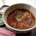 一純 - にしんそば(温)；温蕎麦は丼持上げて啜るのでレンゲは使いませんでした(^^;)ゞ @2018/09/29