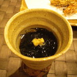 割烹 紬 - もずく酢。