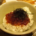 割烹 紬 - いくら飯。