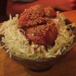 里のうどん - 半バラ丼