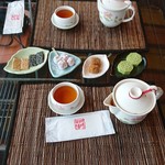 九份阿妹茶酒館 - 冷やし凍頂烏龍茶セット