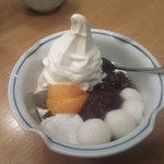 みはし - 白玉クリームあんみつ720円(こしあん→つぶあんに変更)