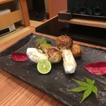 柚木元 - 焼松茸です