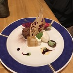 Kushiage Semmon Te Katsura - デザートの盛り合わせ