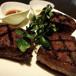 RRR otemachi Kobebeef&Wine - ステーキ３種盛り合わせ