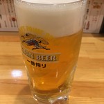 いなせや - ビール キリン一番搾り 生中 (280円)