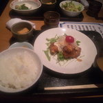 shibuya もへい - 地鶏南ばん定食でございます（2011.09）