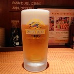 Wakou - 生ビール(580円)