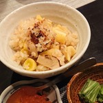 禅紫 - 松茸・栗・銀杏　秋の彩り土鍋御飯