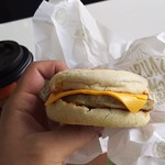 McDonald's  - 料理写真:1808_McDonald's Lippo Cikarang_Sausage McMuffin＠20,000Rp(ソーセージマフィン)