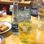 大はし - ウィスキー(S)￥250＋プレンソーダ￥130　2018.5.22