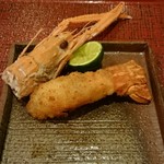 蓬左茶寮 - エビフライ②手長海老