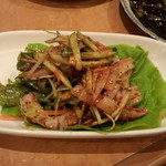 文花苑 - イカ刺し(750円）