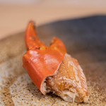 三笠鮨 - 遠州（とほとほみ）濱名湖（はまなこ）棘鋸蝤蛑（とげのこぎりがざみ、どうまんがに）