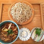 まん作 - きのこせいろ(温つゆ)♬︎♬︎♬︎  950円