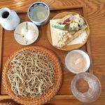 まん作 - 野菜天ぷら(天ぷら別盛り)♬︎♬︎♬︎ 1300円