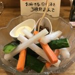 居酒屋山さん - 野菜スティック ¥540