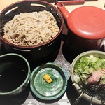 Niigata Sadoshima Ryoutsukou Chokusou Tofuro - へぎ蕎麦＋選べる小丼セット1,000円