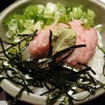 Niigata Sadoshima Ryoutsukou Chokusou Tofuro - 小丼（ネギトロ）